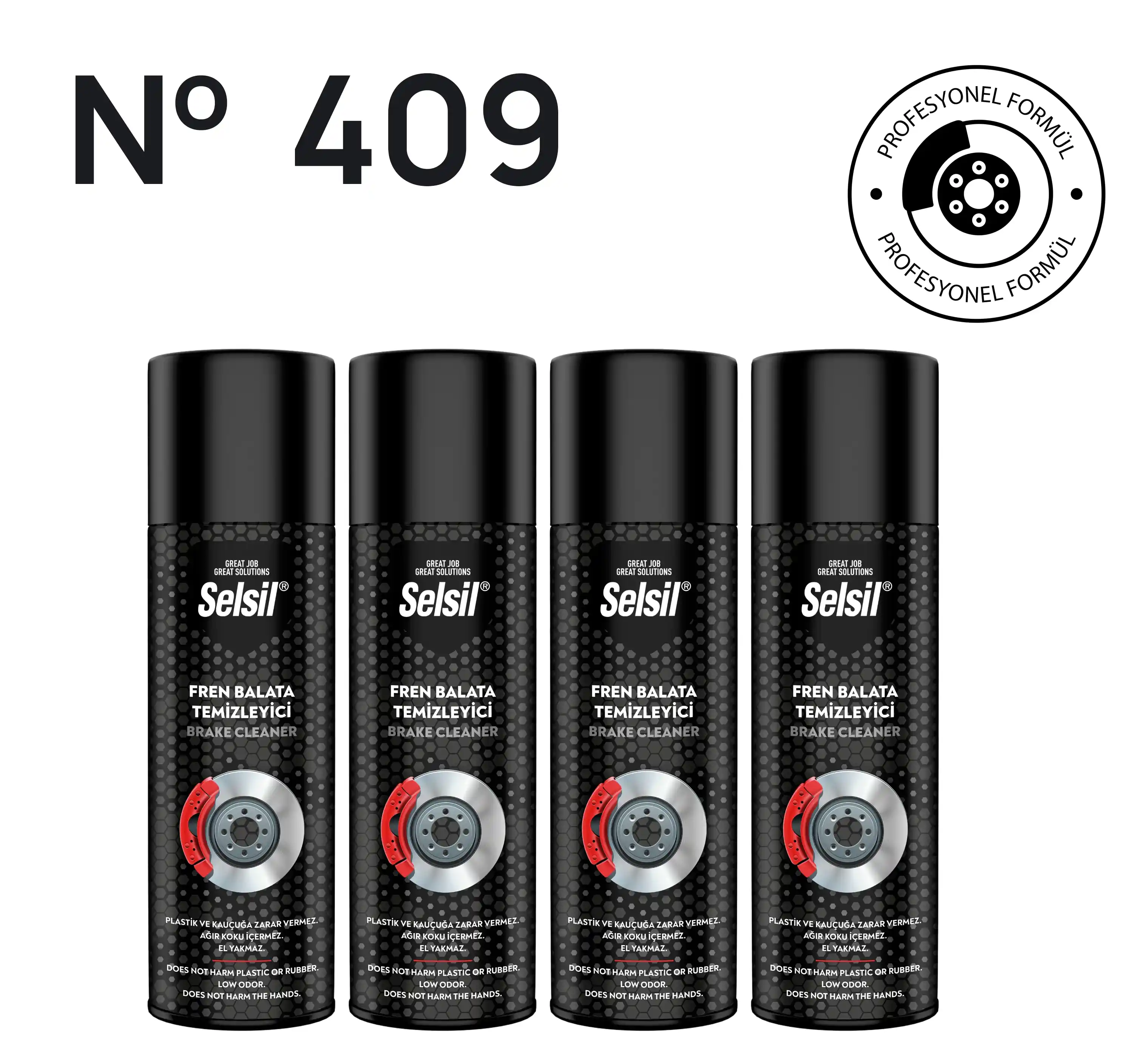 4 x Fren Balata Temizleyici 500ml