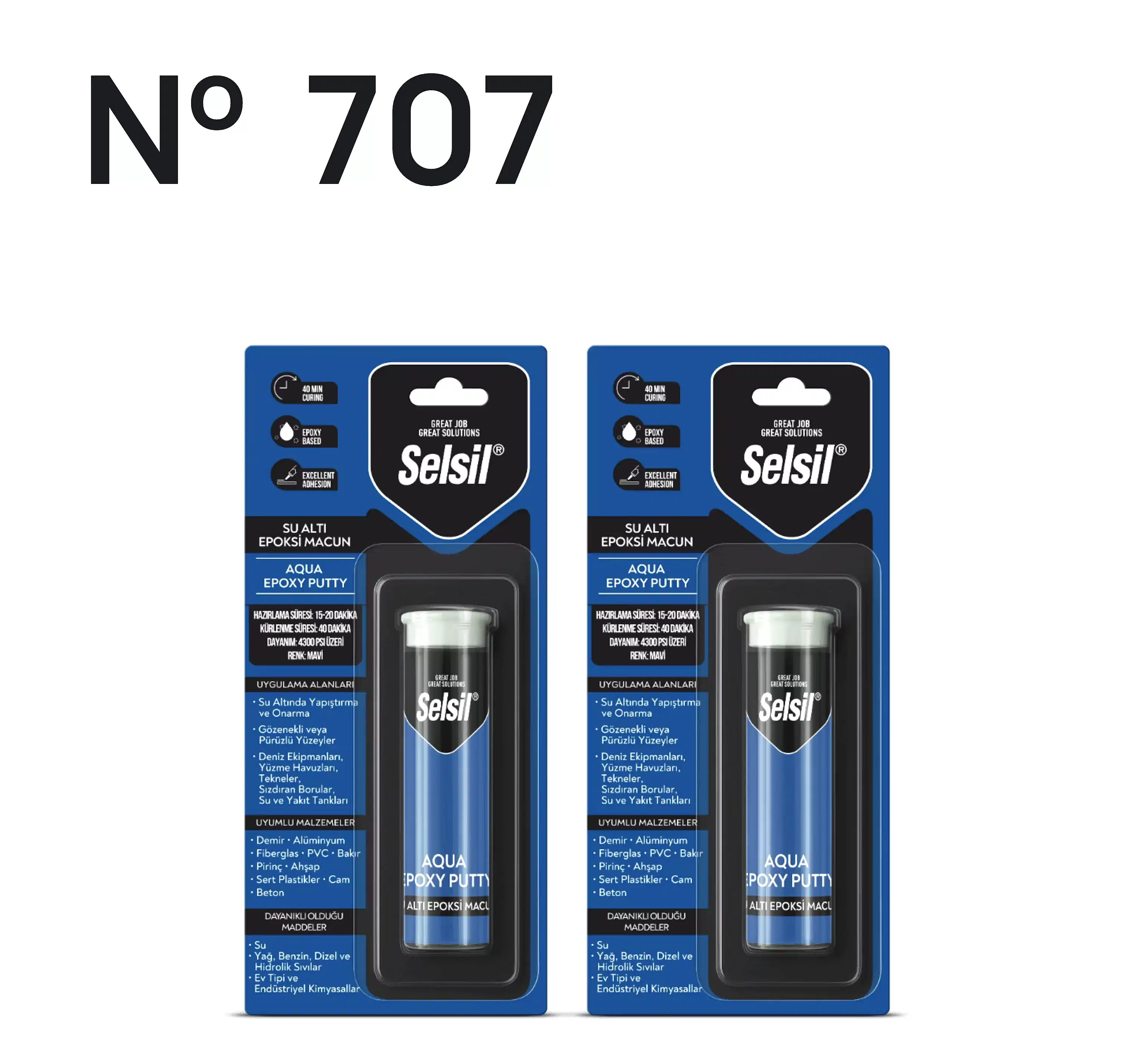 2 x Su Altı Epoksi Macun (57gr)