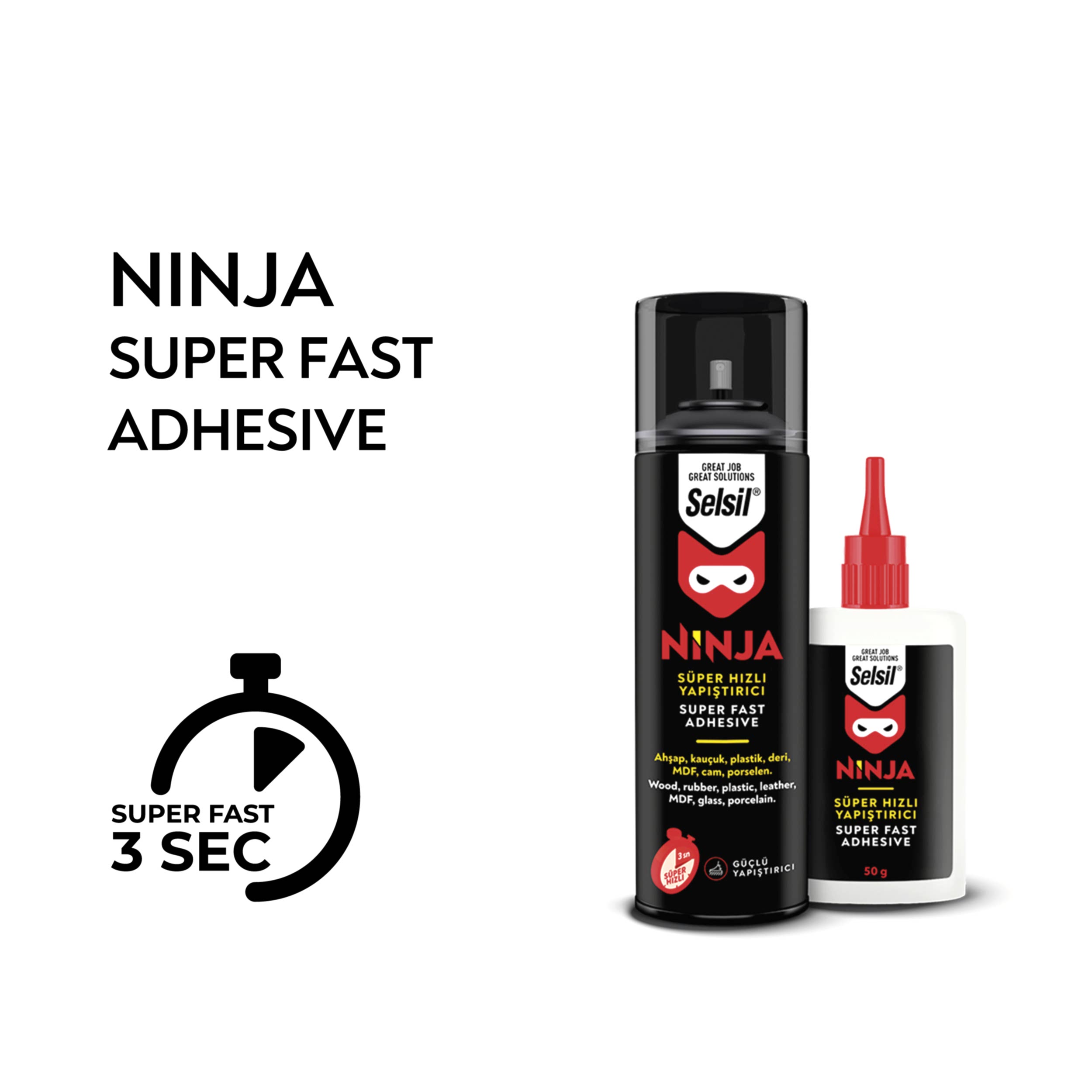 Ninja MDF fast adhesive